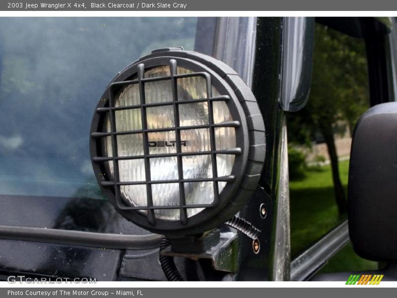 Black Clearcoat / Dark Slate Gray 2003 Jeep Wrangler X 4x4