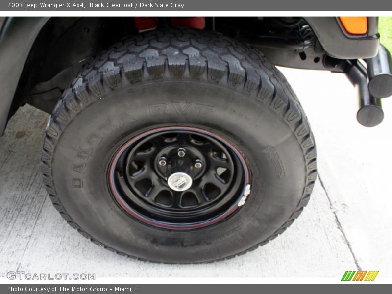 Black Clearcoat / Dark Slate Gray 2003 Jeep Wrangler X 4x4