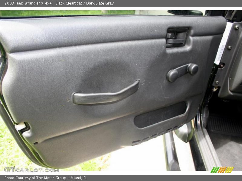 Black Clearcoat / Dark Slate Gray 2003 Jeep Wrangler X 4x4