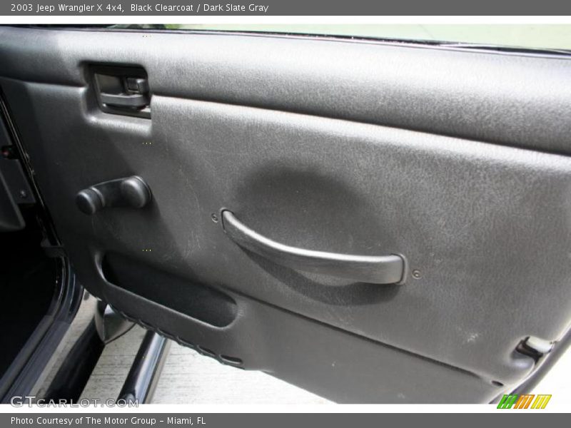 Black Clearcoat / Dark Slate Gray 2003 Jeep Wrangler X 4x4