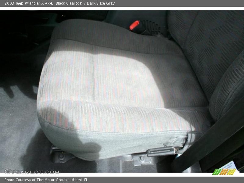 Black Clearcoat / Dark Slate Gray 2003 Jeep Wrangler X 4x4