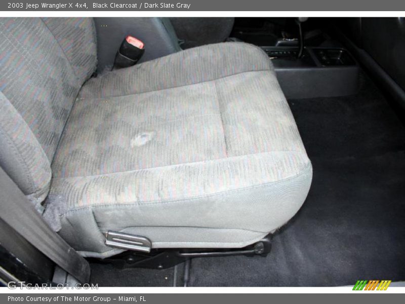 Black Clearcoat / Dark Slate Gray 2003 Jeep Wrangler X 4x4