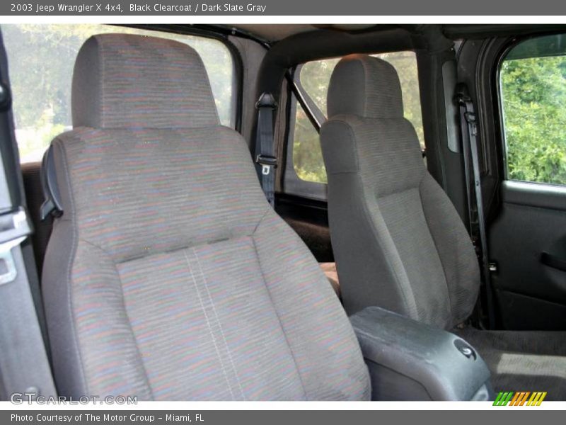 Black Clearcoat / Dark Slate Gray 2003 Jeep Wrangler X 4x4