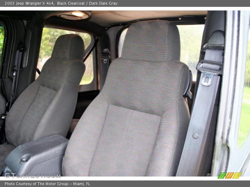 Black Clearcoat / Dark Slate Gray 2003 Jeep Wrangler X 4x4
