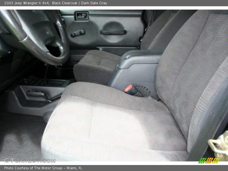 Black Clearcoat / Dark Slate Gray 2003 Jeep Wrangler X 4x4