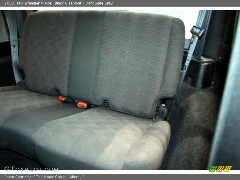 Black Clearcoat / Dark Slate Gray 2003 Jeep Wrangler X 4x4