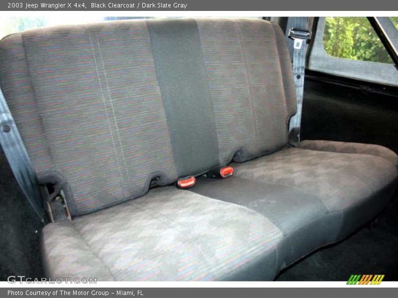 Black Clearcoat / Dark Slate Gray 2003 Jeep Wrangler X 4x4