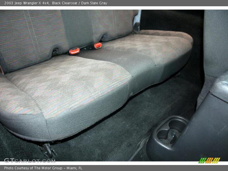 Black Clearcoat / Dark Slate Gray 2003 Jeep Wrangler X 4x4