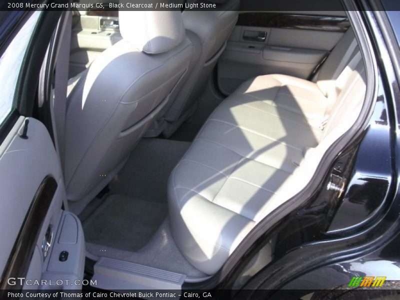 Black Clearcoat / Medium Light Stone 2008 Mercury Grand Marquis GS