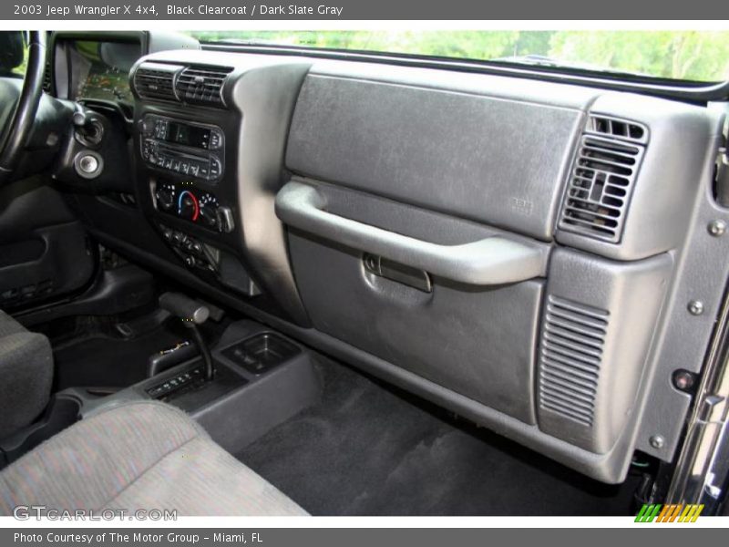 Black Clearcoat / Dark Slate Gray 2003 Jeep Wrangler X 4x4