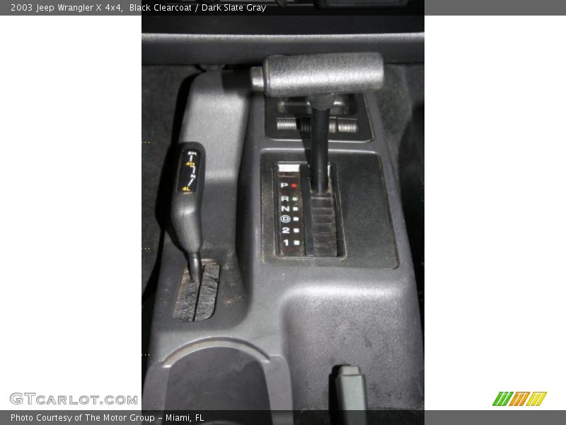 Black Clearcoat / Dark Slate Gray 2003 Jeep Wrangler X 4x4