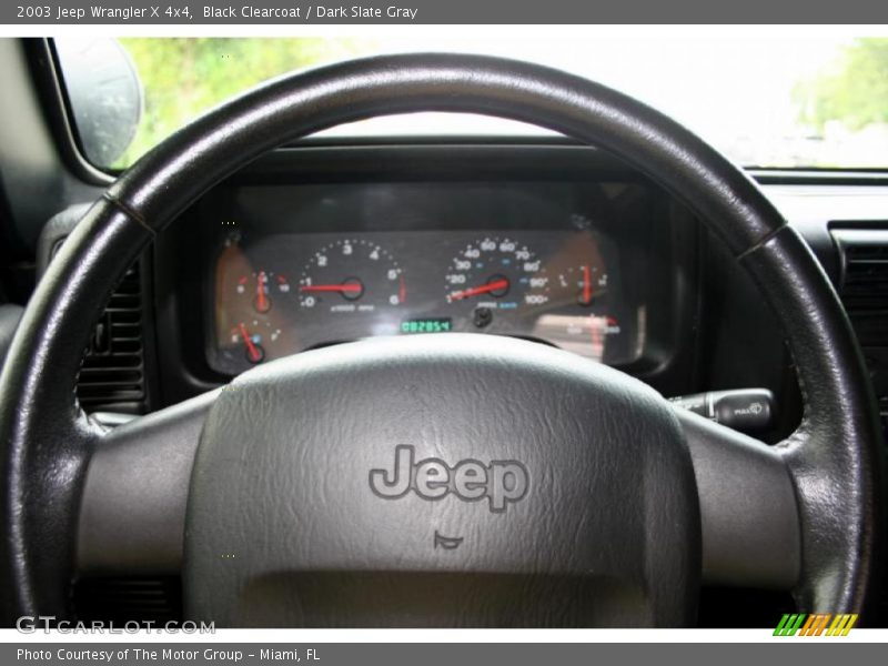 Black Clearcoat / Dark Slate Gray 2003 Jeep Wrangler X 4x4