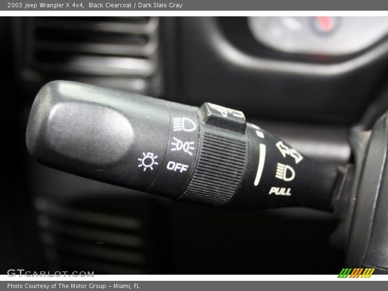 Black Clearcoat / Dark Slate Gray 2003 Jeep Wrangler X 4x4
