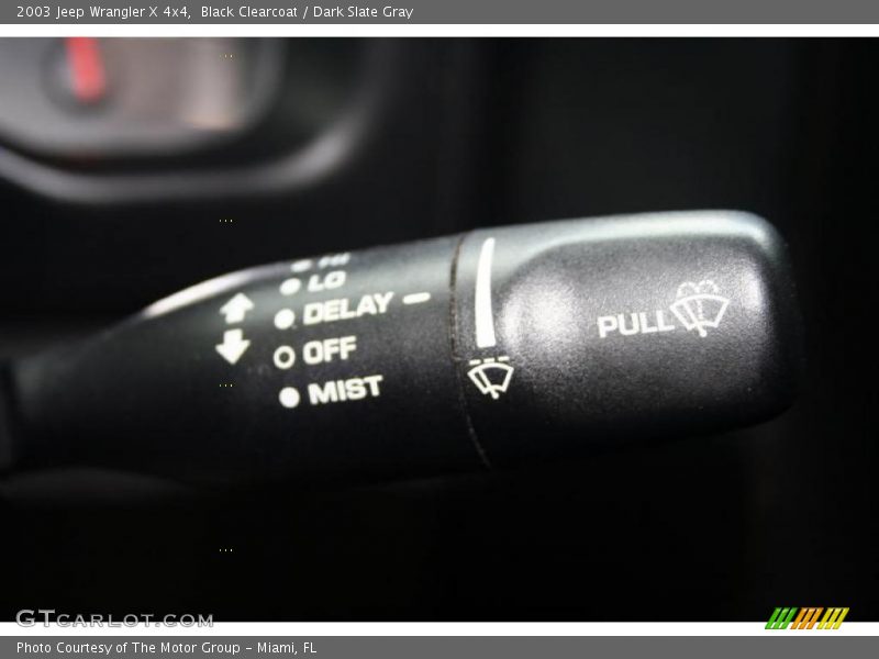 Black Clearcoat / Dark Slate Gray 2003 Jeep Wrangler X 4x4