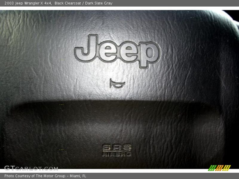 Black Clearcoat / Dark Slate Gray 2003 Jeep Wrangler X 4x4