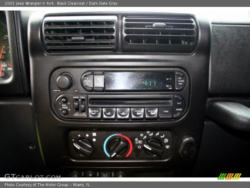 Black Clearcoat / Dark Slate Gray 2003 Jeep Wrangler X 4x4