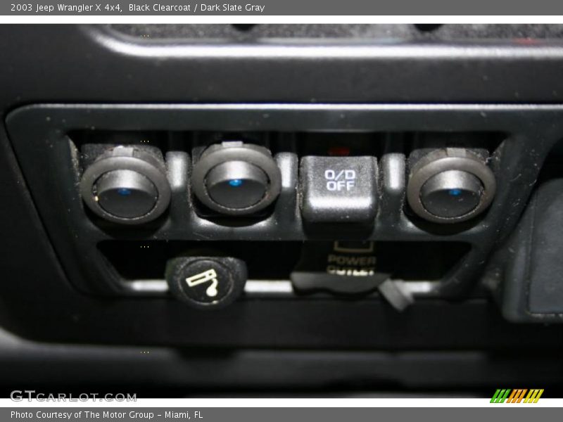 Black Clearcoat / Dark Slate Gray 2003 Jeep Wrangler X 4x4
