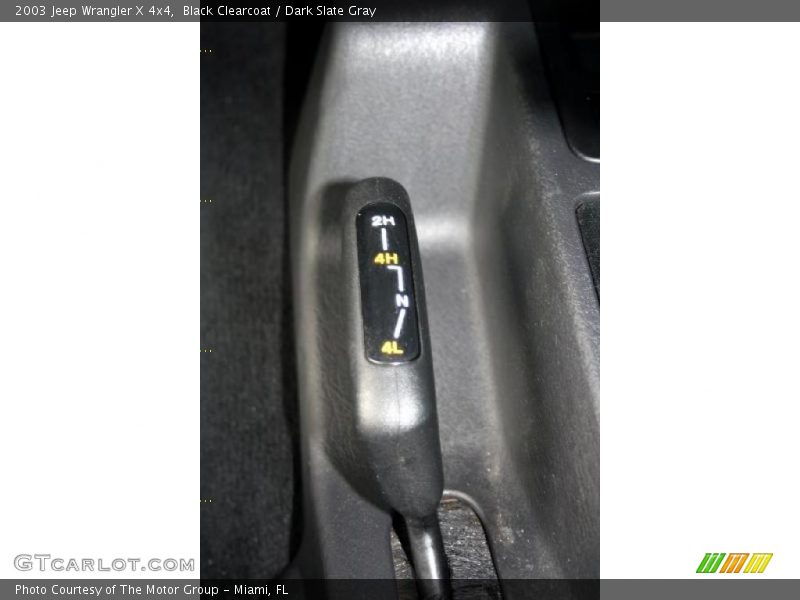 Black Clearcoat / Dark Slate Gray 2003 Jeep Wrangler X 4x4