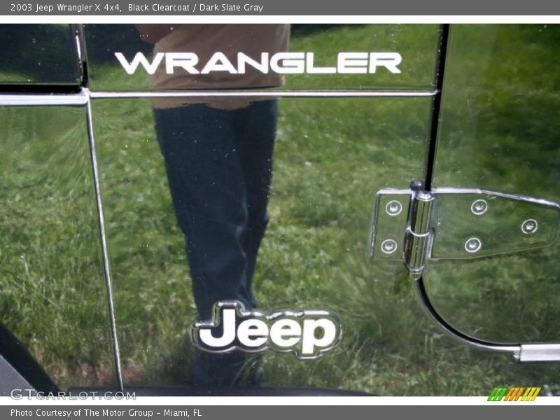 Black Clearcoat / Dark Slate Gray 2003 Jeep Wrangler X 4x4