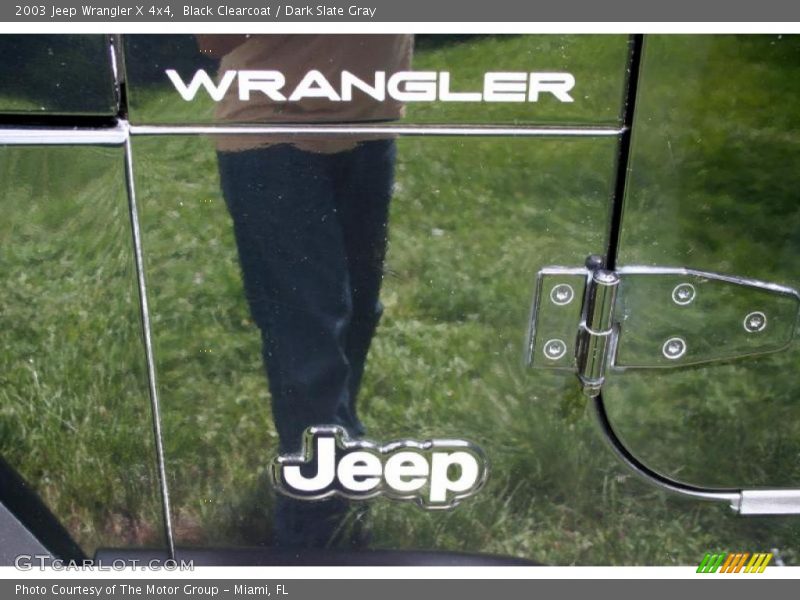Black Clearcoat / Dark Slate Gray 2003 Jeep Wrangler X 4x4