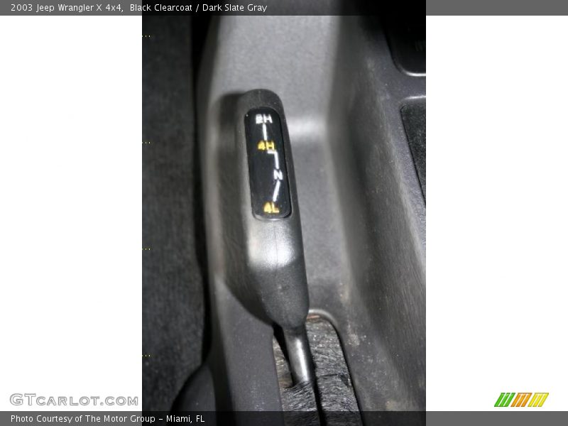 Black Clearcoat / Dark Slate Gray 2003 Jeep Wrangler X 4x4