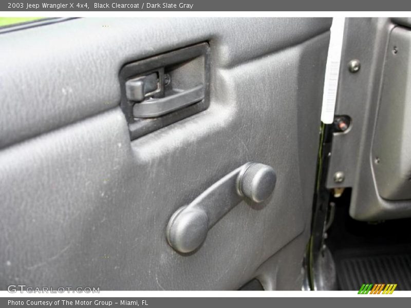 Black Clearcoat / Dark Slate Gray 2003 Jeep Wrangler X 4x4