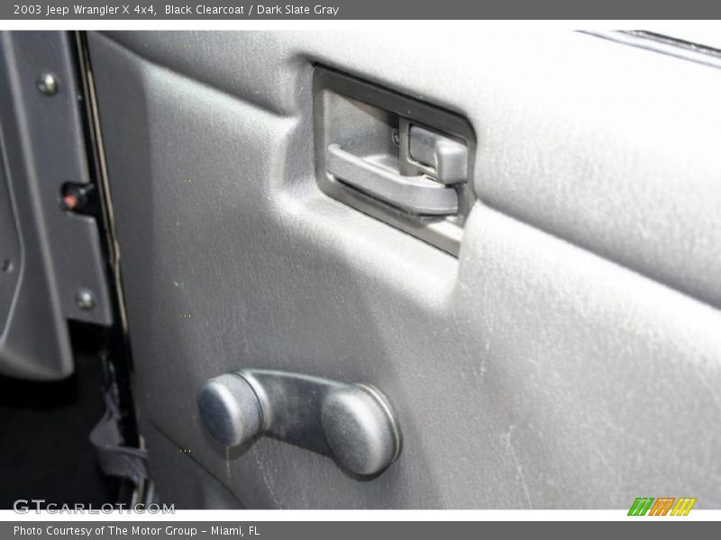Black Clearcoat / Dark Slate Gray 2003 Jeep Wrangler X 4x4