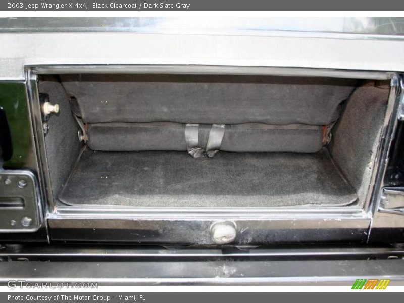Black Clearcoat / Dark Slate Gray 2003 Jeep Wrangler X 4x4