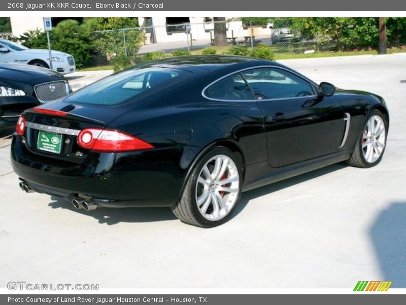 Ebony Black / Charcoal 2008 Jaguar XK XKR Coupe