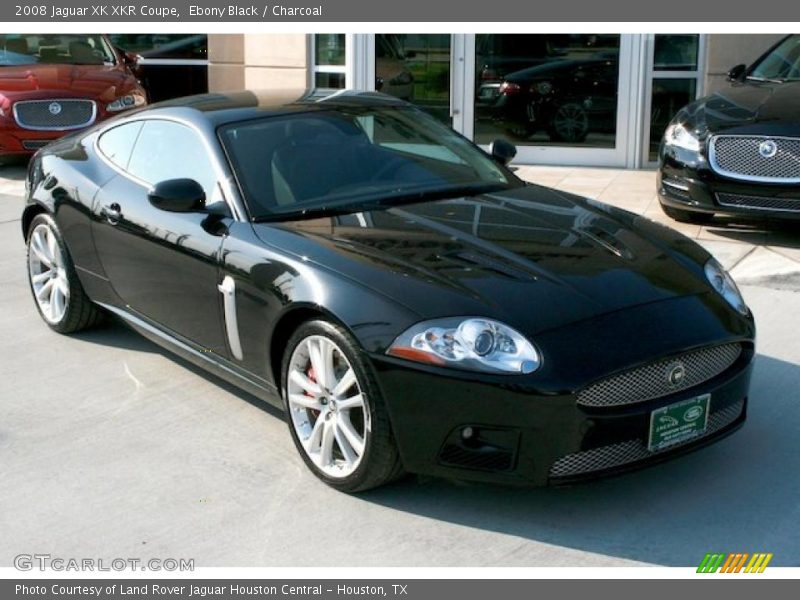 Ebony Black / Charcoal 2008 Jaguar XK XKR Coupe