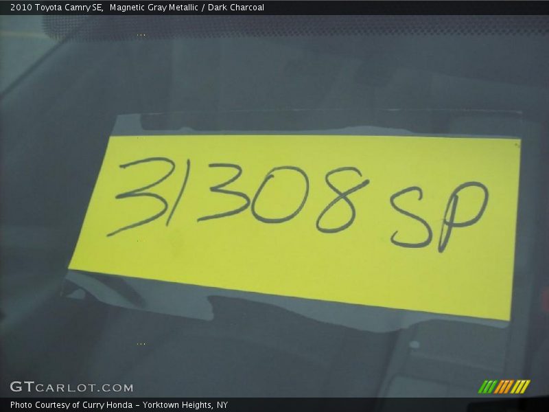 Magnetic Gray Metallic / Dark Charcoal 2010 Toyota Camry SE