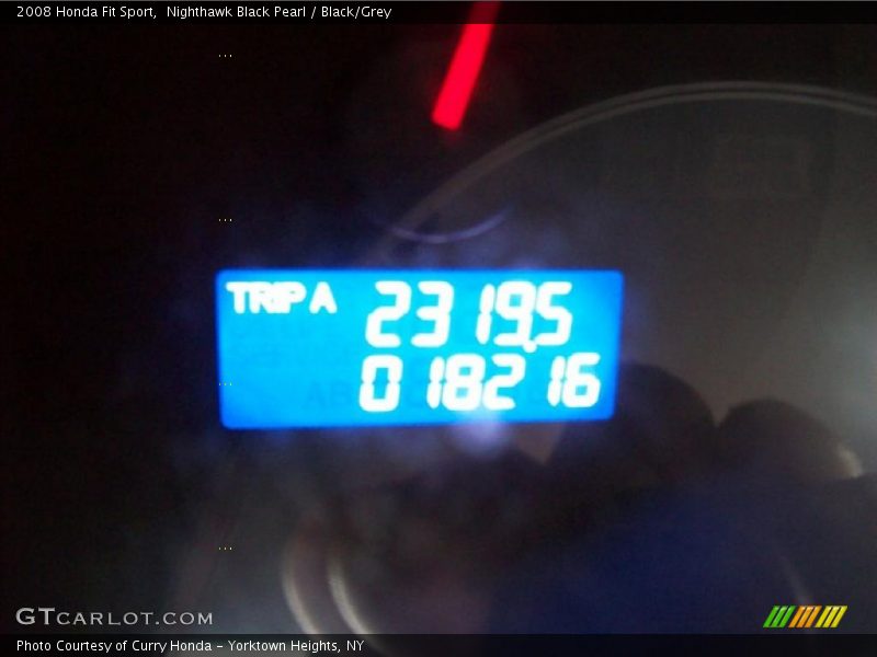 Nighthawk Black Pearl / Black/Grey 2008 Honda Fit Sport