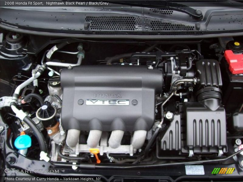 Nighthawk Black Pearl / Black/Grey 2008 Honda Fit Sport