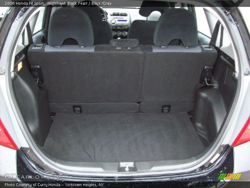 Nighthawk Black Pearl / Black/Grey 2008 Honda Fit Sport