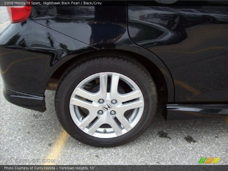 Nighthawk Black Pearl / Black/Grey 2008 Honda Fit Sport