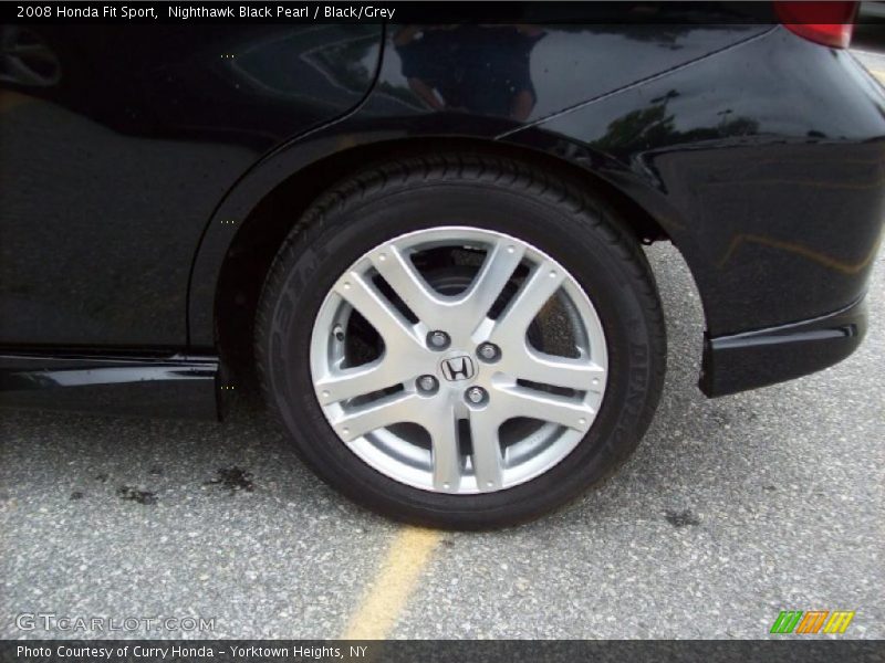 Nighthawk Black Pearl / Black/Grey 2008 Honda Fit Sport