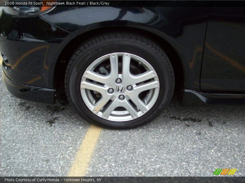 Nighthawk Black Pearl / Black/Grey 2008 Honda Fit Sport
