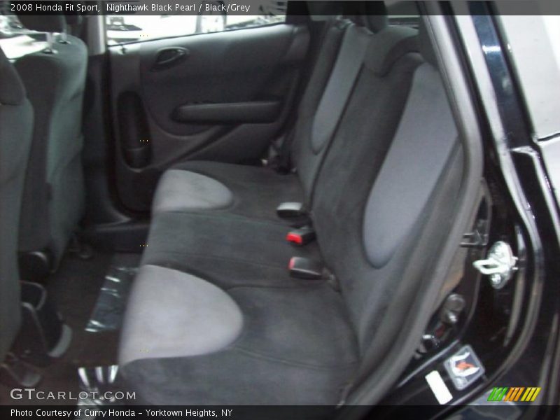 Nighthawk Black Pearl / Black/Grey 2008 Honda Fit Sport