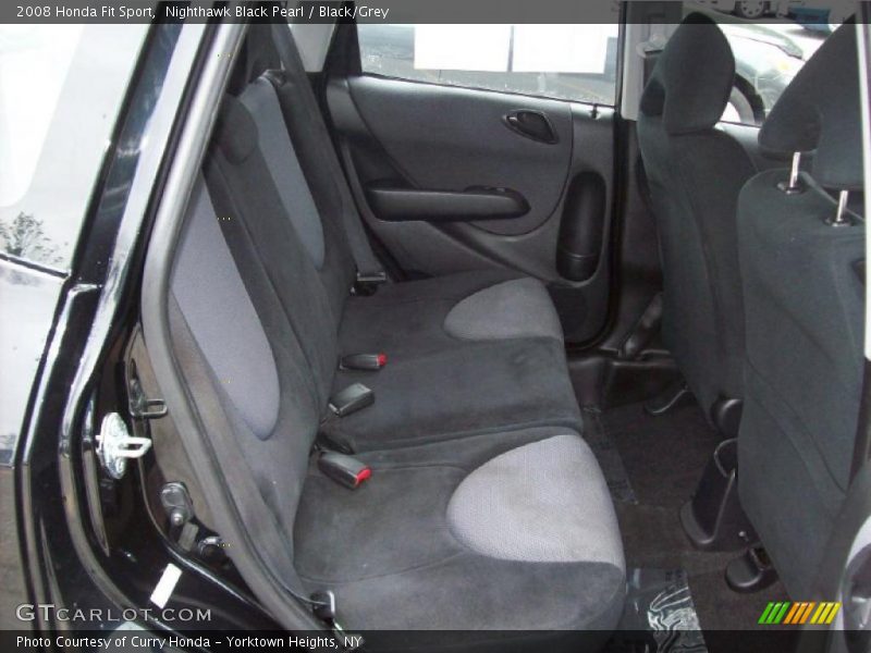 Nighthawk Black Pearl / Black/Grey 2008 Honda Fit Sport