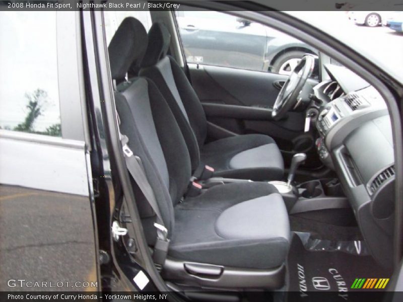 Nighthawk Black Pearl / Black/Grey 2008 Honda Fit Sport