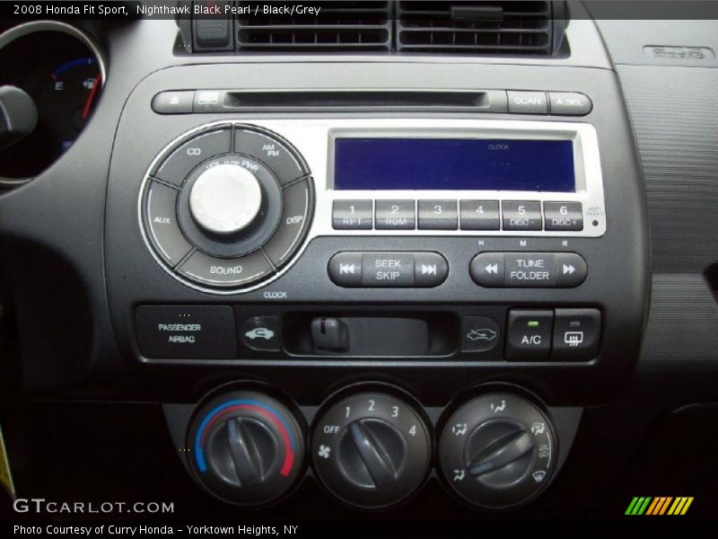 Nighthawk Black Pearl / Black/Grey 2008 Honda Fit Sport