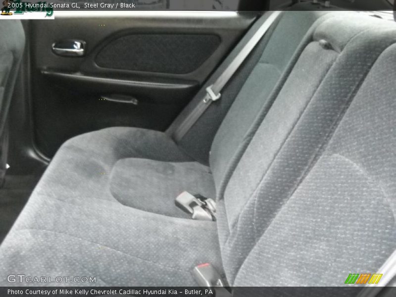 Steel Gray / Black 2005 Hyundai Sonata GL