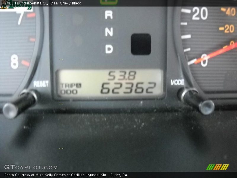 Steel Gray / Black 2005 Hyundai Sonata GL