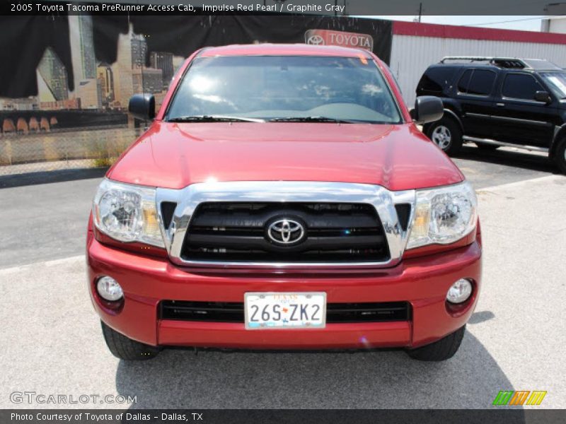 Impulse Red Pearl / Graphite Gray 2005 Toyota Tacoma PreRunner Access Cab