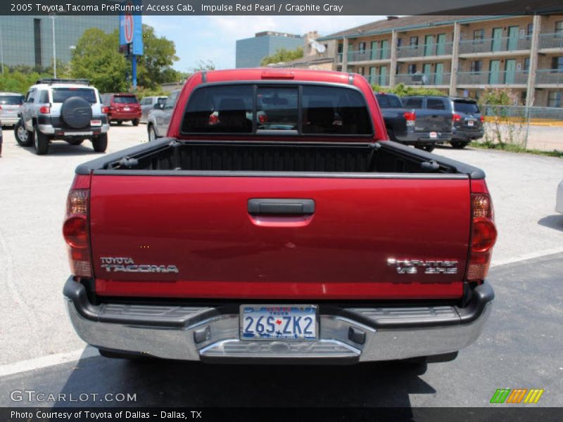 Impulse Red Pearl / Graphite Gray 2005 Toyota Tacoma PreRunner Access Cab