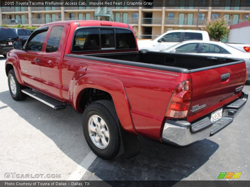 Impulse Red Pearl / Graphite Gray 2005 Toyota Tacoma PreRunner Access Cab