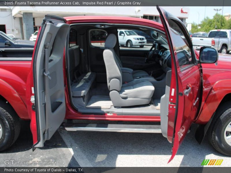 Impulse Red Pearl / Graphite Gray 2005 Toyota Tacoma PreRunner Access Cab