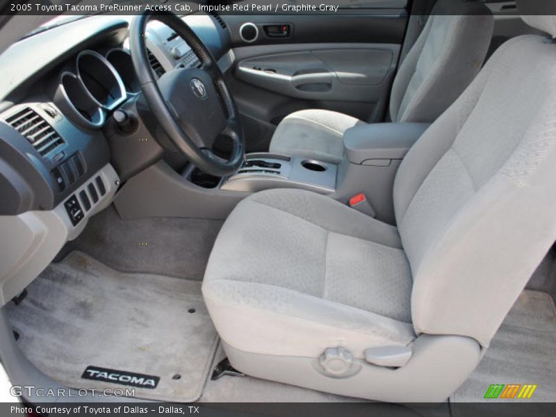 Impulse Red Pearl / Graphite Gray 2005 Toyota Tacoma PreRunner Access Cab