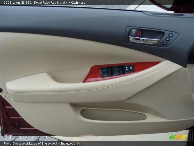Royal Ruby Red Metallic / Cashmere 2008 Lexus ES 350