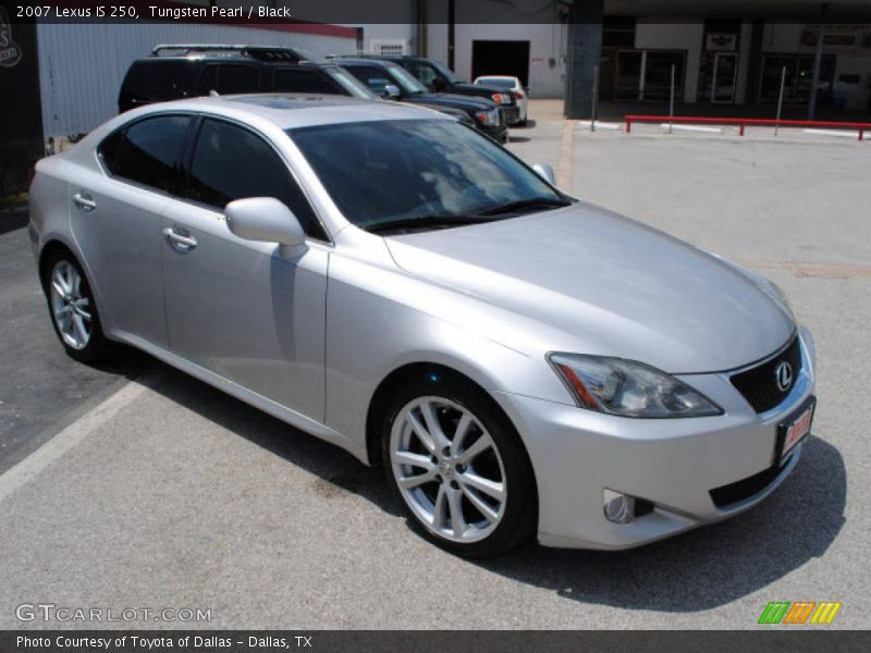 Tungsten Pearl / Black 2007 Lexus IS 250